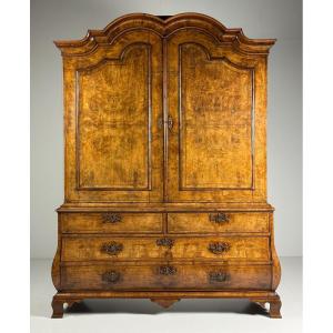 18th Century Dutch Drop-front Cabinet