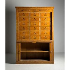 Oak Filing Cabinet, 1950