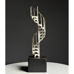 Architectural Spiral Staircase. Staircase Model.