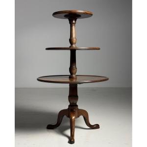 English Tripod Table In Mahogany