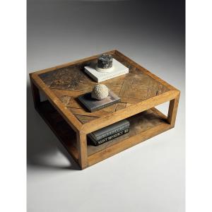 Versailles Coffee Table, Square Panel