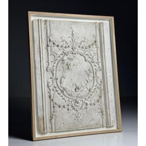 Framed Fragment Of The Plaster Ceiling