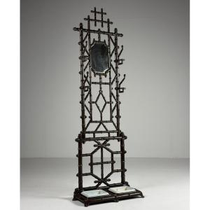 Coat Rack Made Of Faux Bamboo, Circa 1900