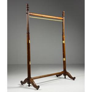 19th-century French Mahogany Clothes Hanger