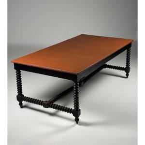 Bobbin Shop Table, 19th Century 