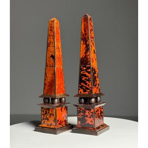 2x Tortoise Obelisk 1920-1940