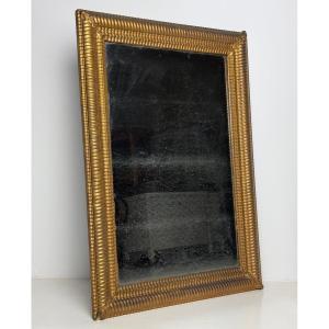 French Mirror With Wavy Edges, 107 Cm