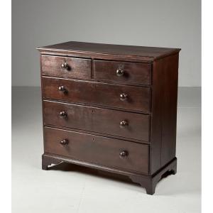 Antique English Chest Of Drawers From The 19th Century