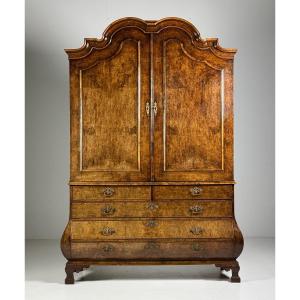 Dutch Cabinet, Circa 1780, Walnut