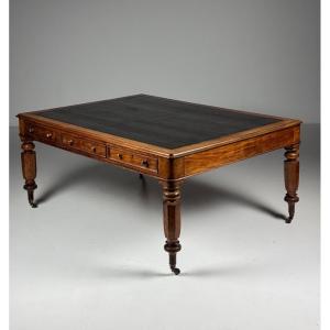 English Mahogany Desk, 19th Century