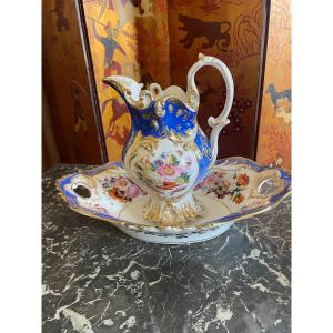 Ewer And Its Basin Louis Philippe 