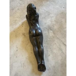 Nude Woman Lying On Lead