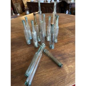 18th Century Grésigne Glass Vials
