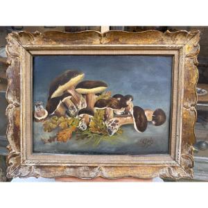 Still Life With Porcini Mushrooms 