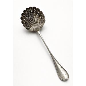 Antique Silver-plated Sprinkling Spoon 19th Century