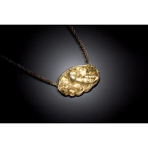 Art Nouveau Necklace. French Work Circa 1900.