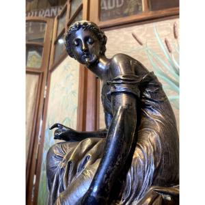 Double Patina Bronze Etienne Henri Dumaige