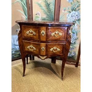 Louis XV Chest Of Drawers Stamped Jc Ellaume