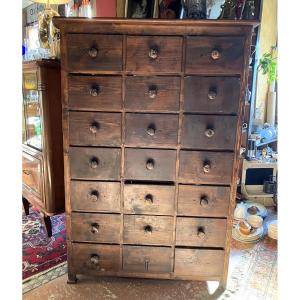 Trade Furniture / Shop Furniture 21 Drawers In Softwood