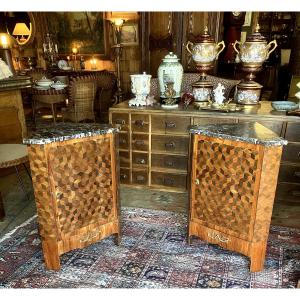 Pair Of 18th Century Corner Cabinets 