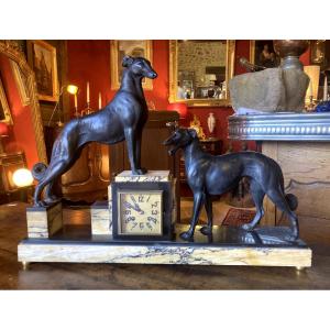 Large Marble Spelter From The 1940s
