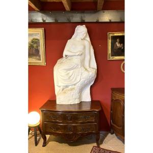 Plaster Sculpture That Belonged To The House Of Eugène Alluaud In Crozant