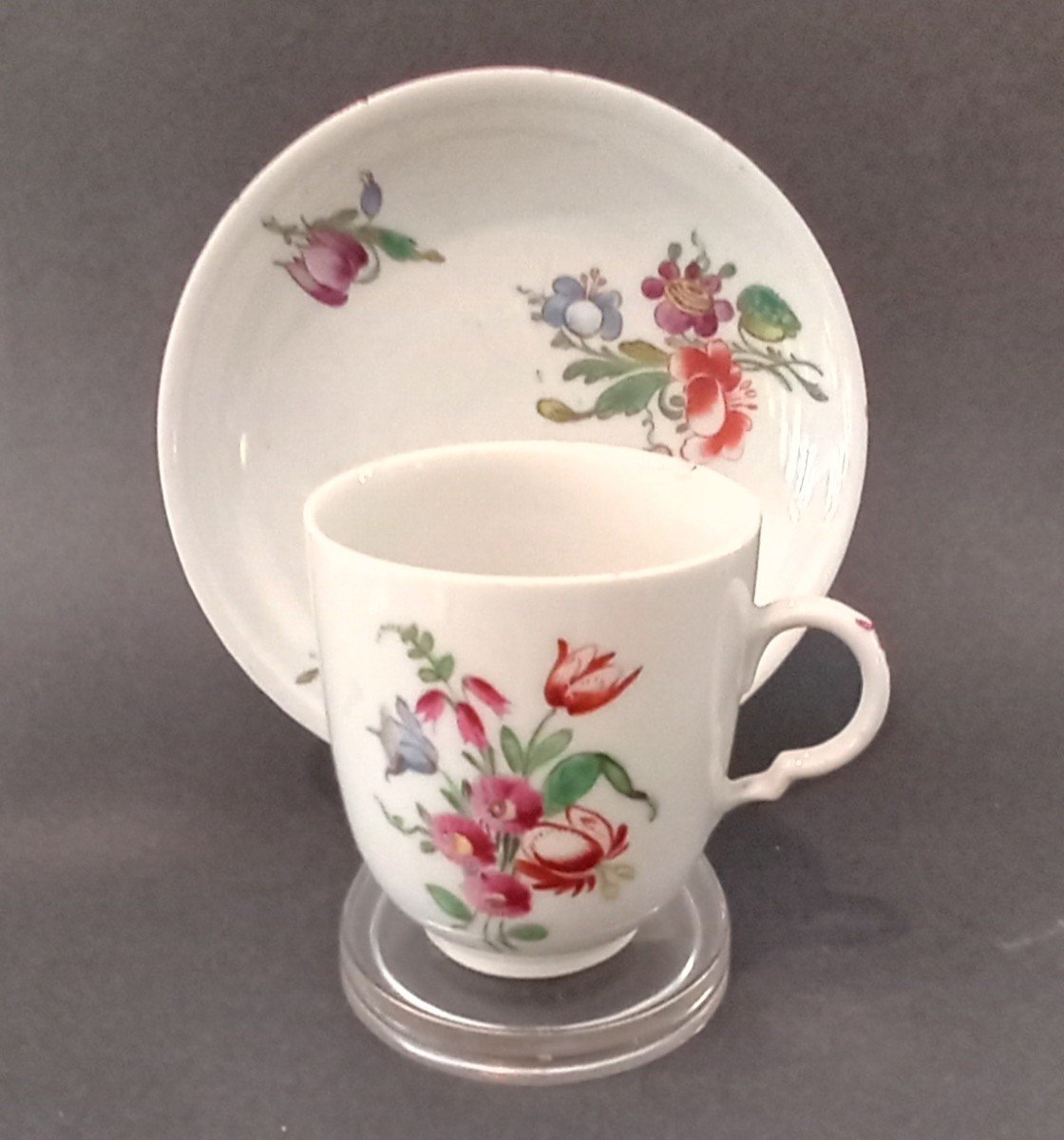 Elegante tazza in porcellana decorata fine 700-photo-4