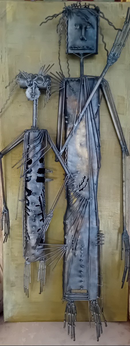 Scultura in metallo e ottone di Litigante Sulmona-photo-1
