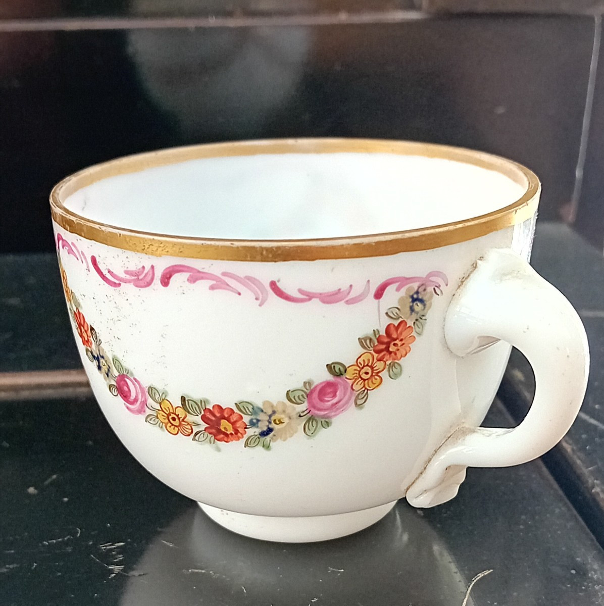 tazzina da caffè in opaline decorata policroma fine 700-photo-4