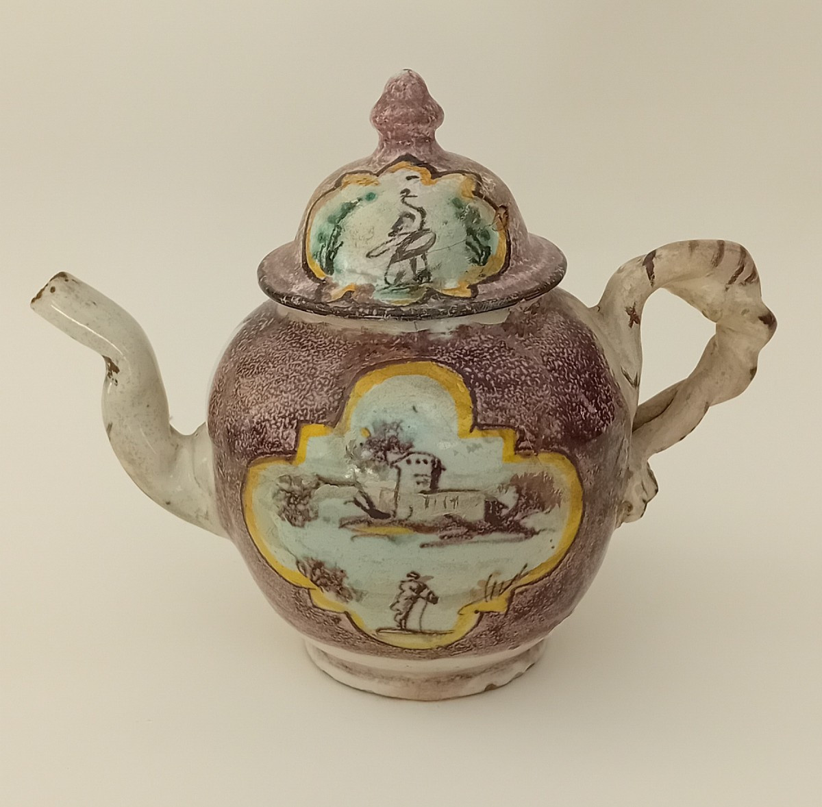 servizio in maiolica decorata Liguria 1750 circa-photo-2