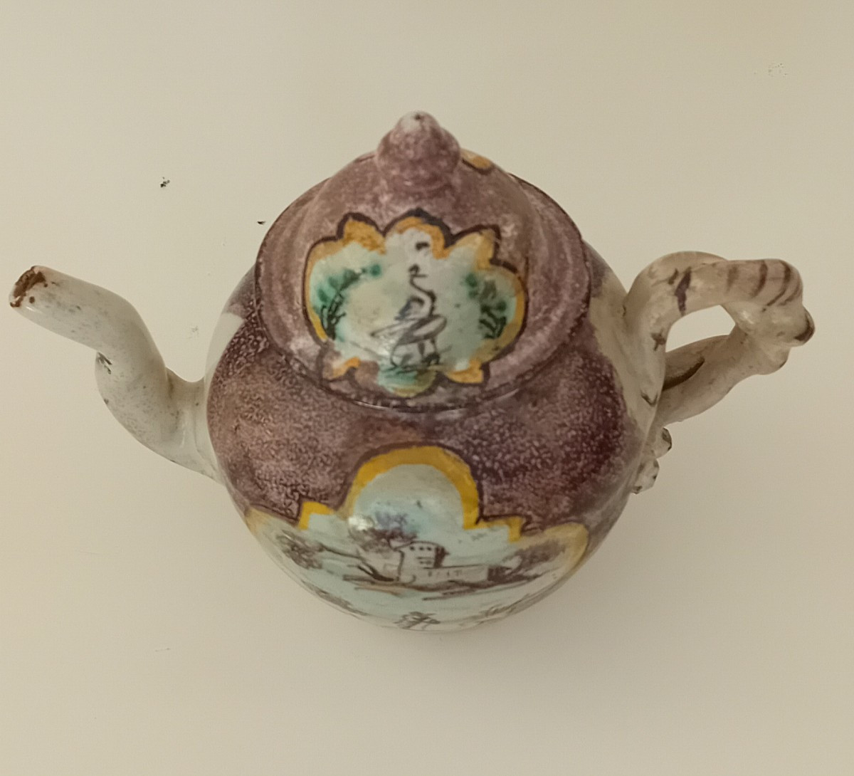 servizio in maiolica decorata Liguria 1750 circa-photo-1
