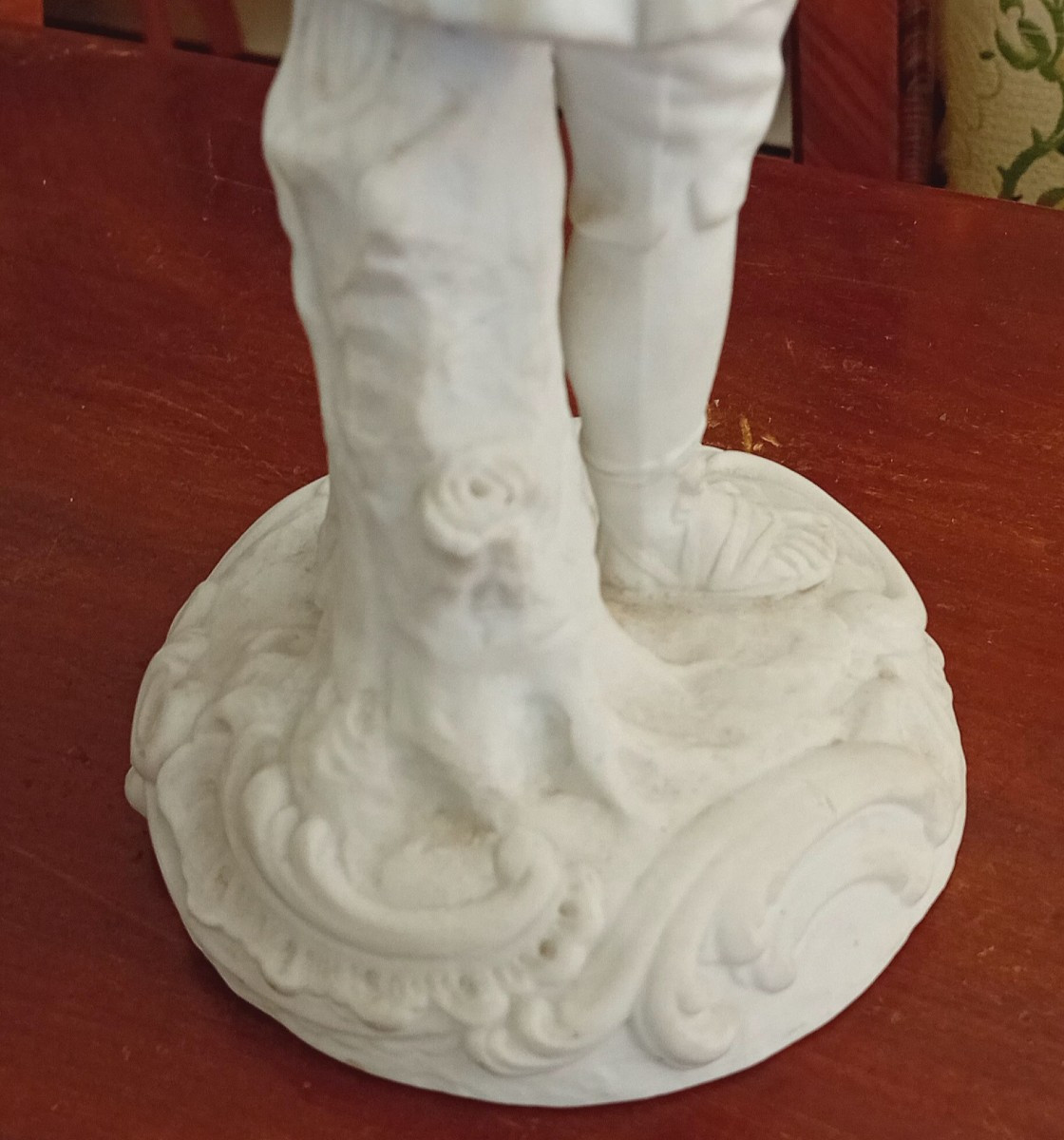 antica coppia di statuine in biscuit, manifattura di Sevres, Francia-photo-3