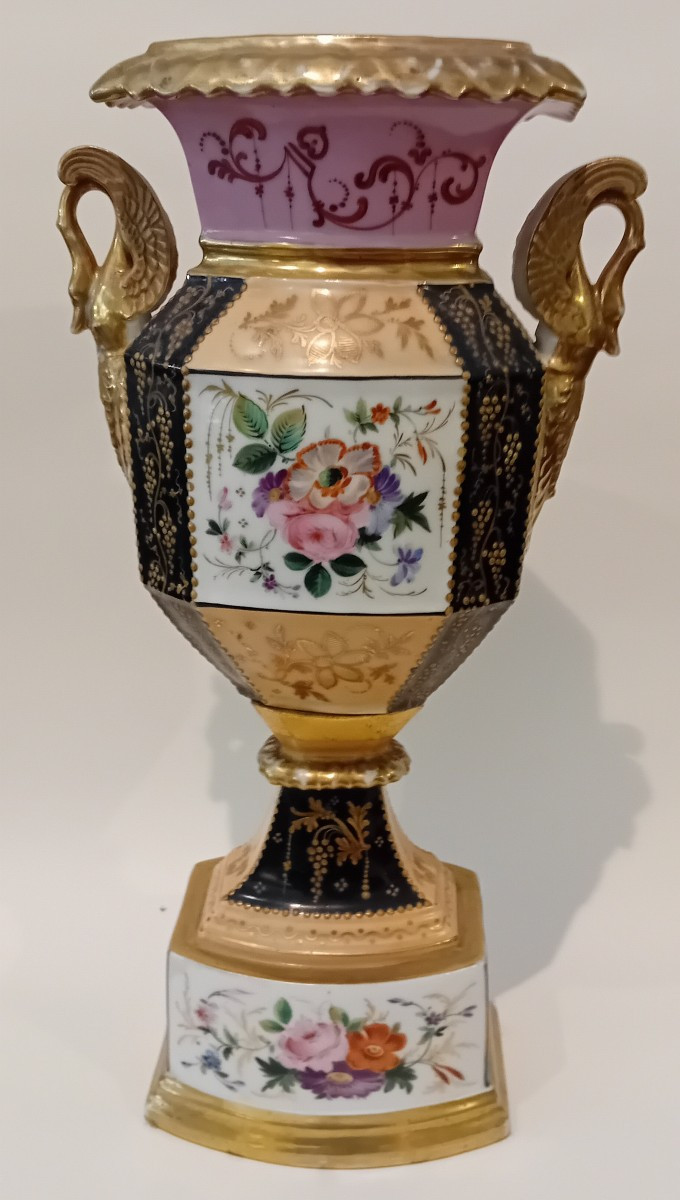 antico vaso Impero in porcellana Parigi-photo-2