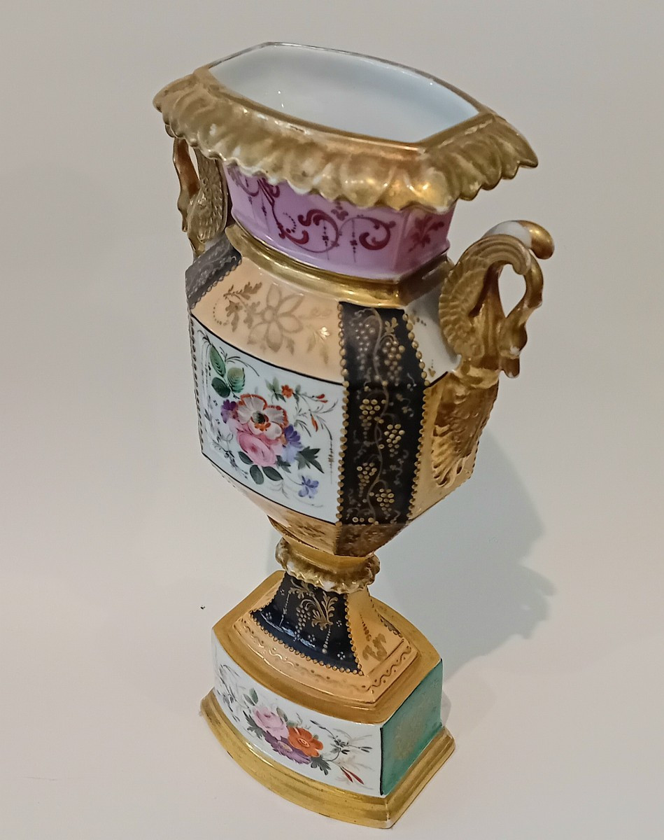 antico vaso Impero in porcellana Parigi-photo-3