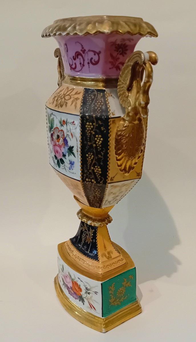 antico vaso Impero in porcellana Parigi-photo-4