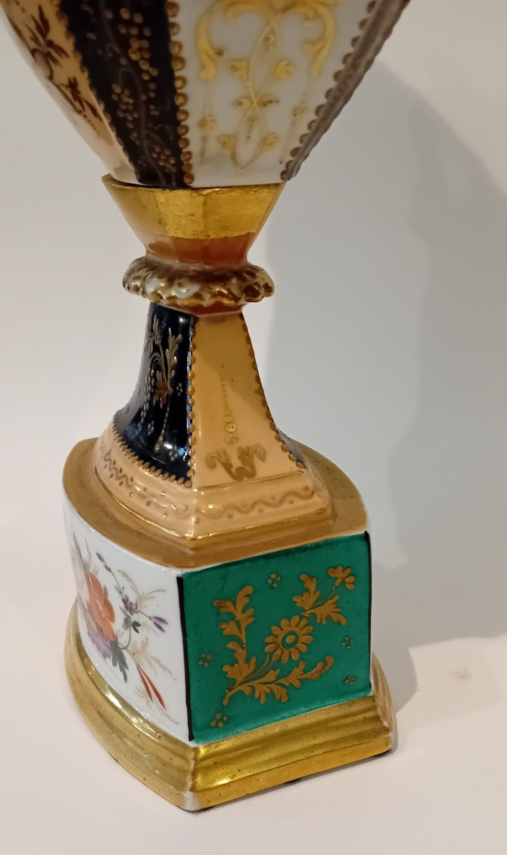 antico vaso Impero in porcellana Parigi-photo-2
