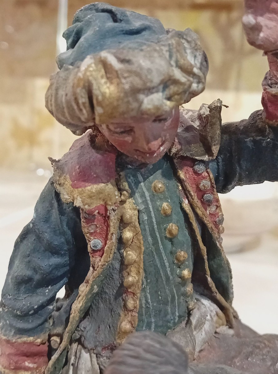 antica statuetta di presepe del Giovanni Matera,Sicilia 18th secolo-photo-2