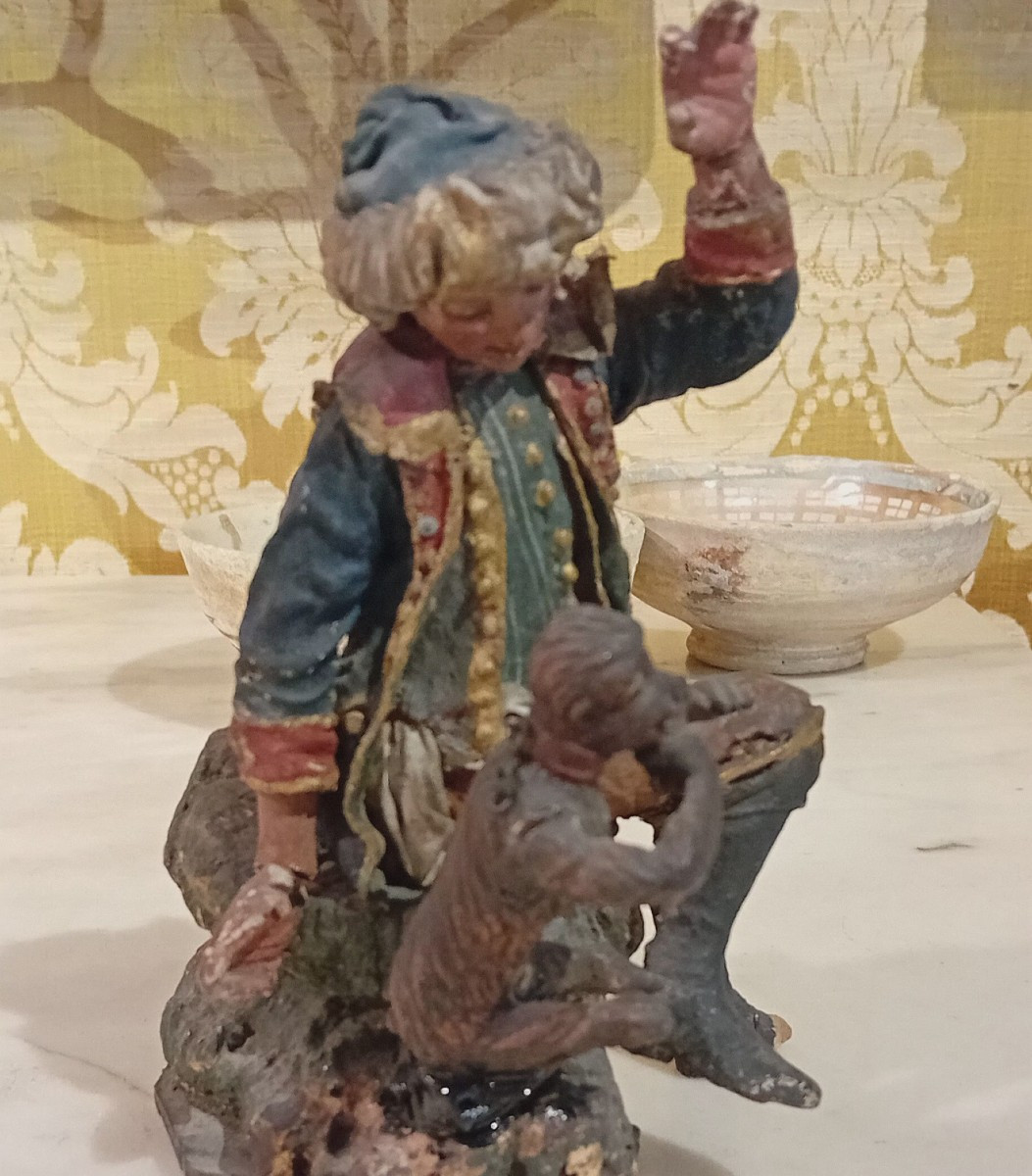 antica statuetta di presepe del Giovanni Matera,Sicilia 18th secolo-photo-3