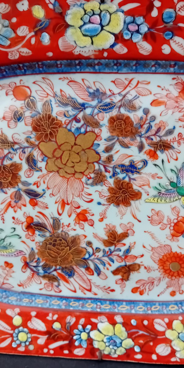 antico piatto vassoio Cina in porcellana-photo-3