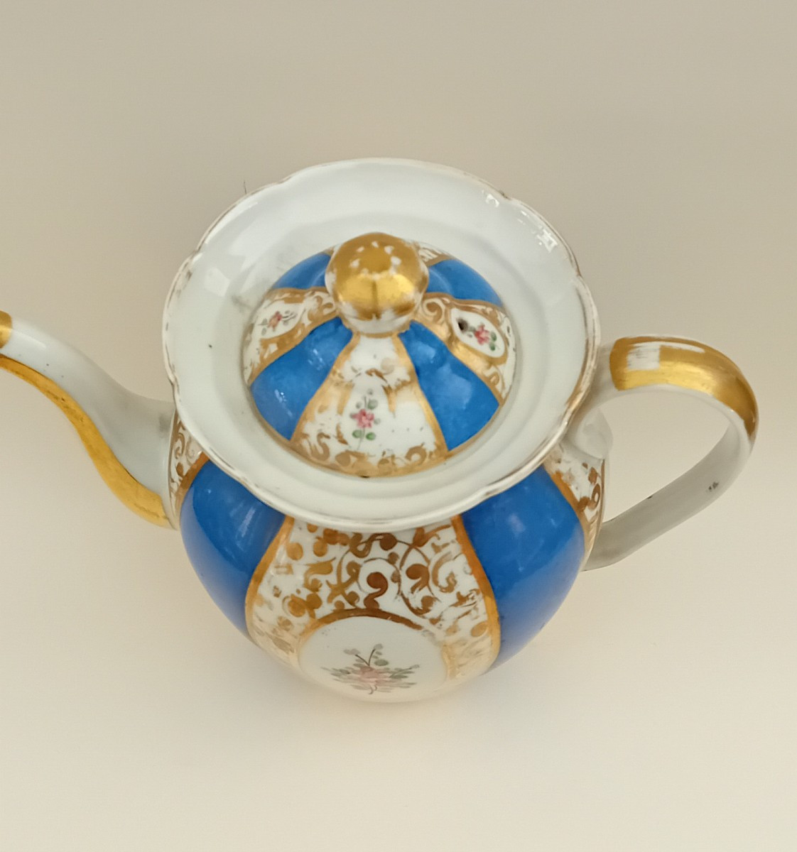 antico servizio di the francese in porcellana-photo-2