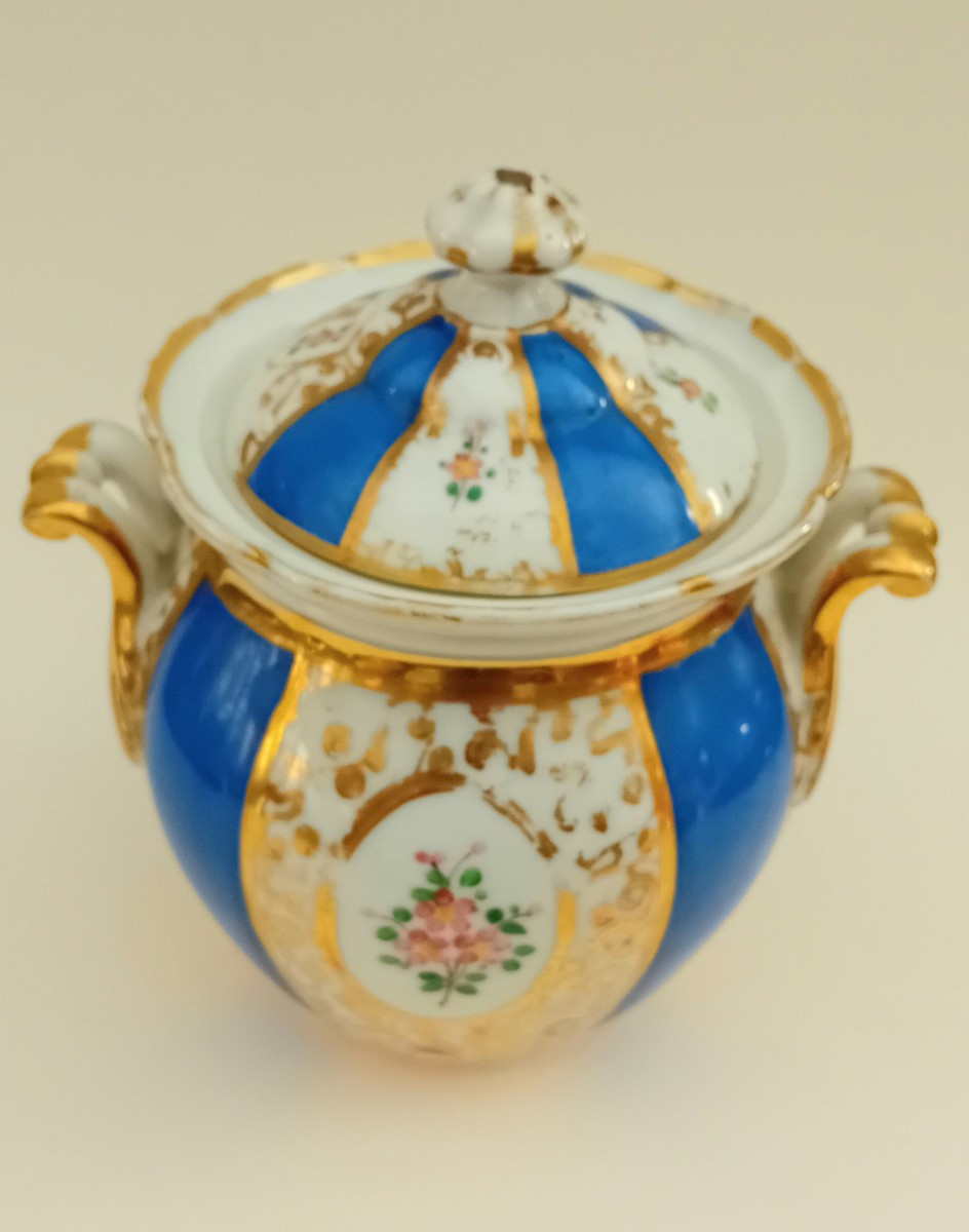 antico servizio di the francese in porcellana-photo-2