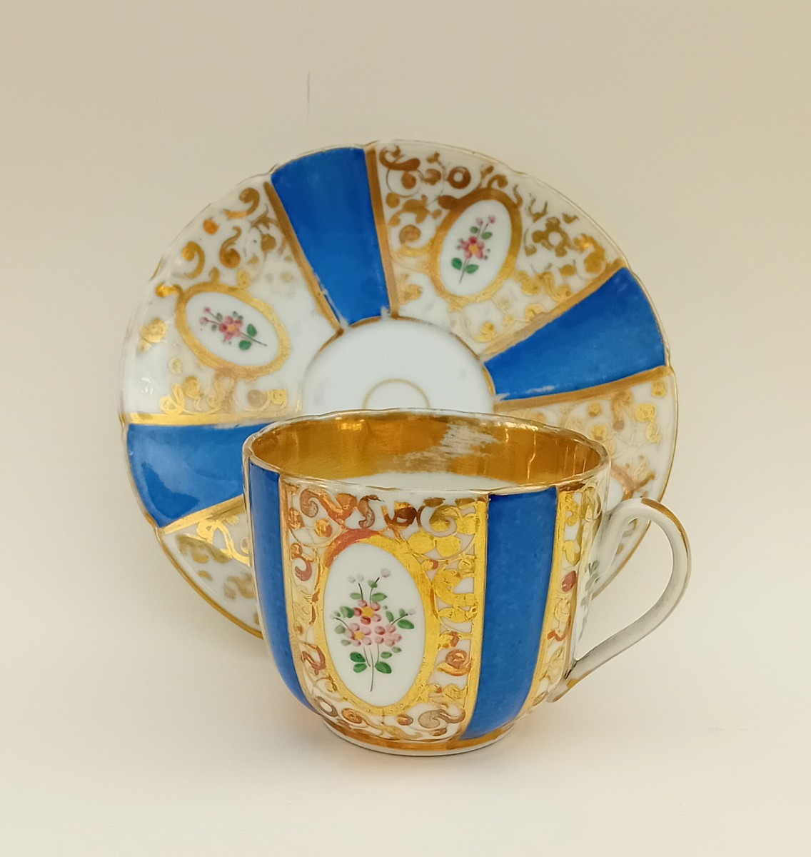 antico servizio di the francese in porcellana-photo-3