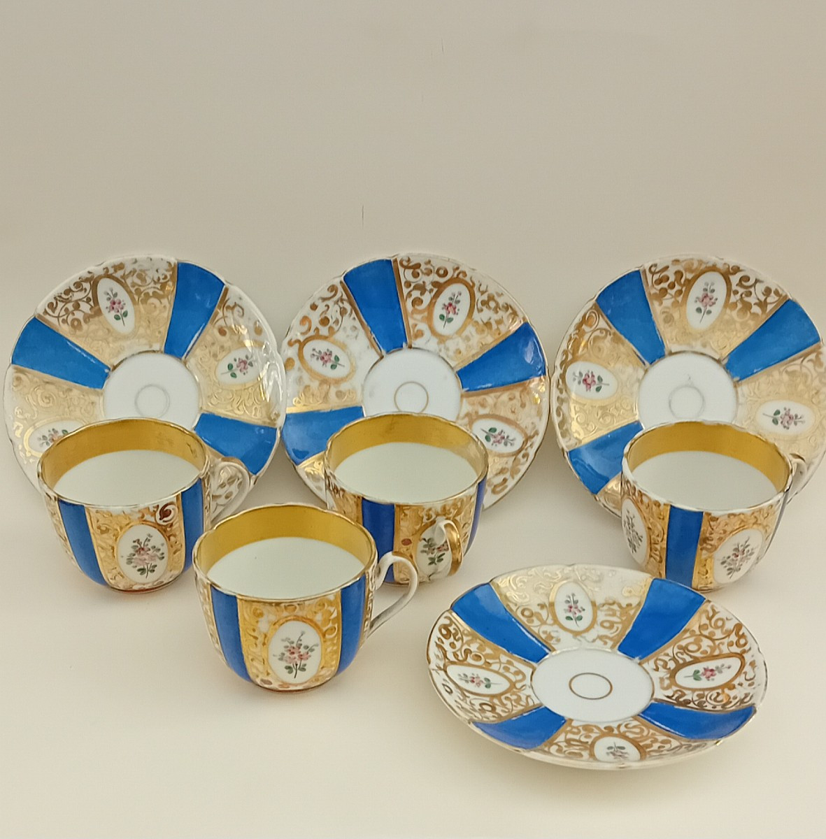 antico servizio di the francese in porcellana-photo-4