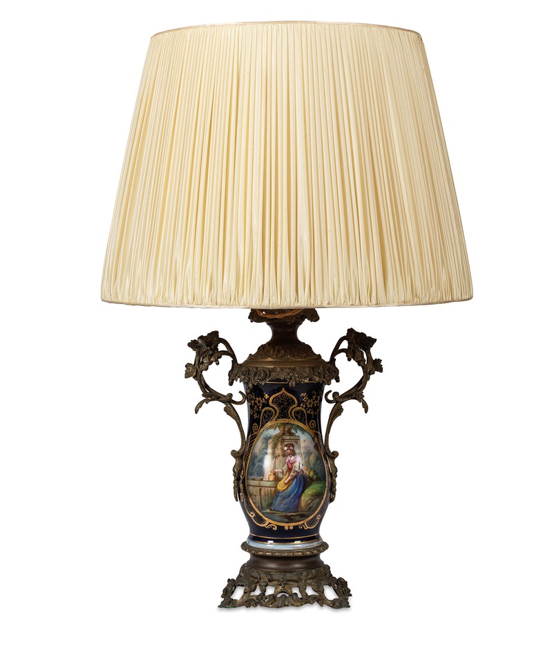 coppia di lumi  in porcellana Sevres Luigi Filippo-photo-2