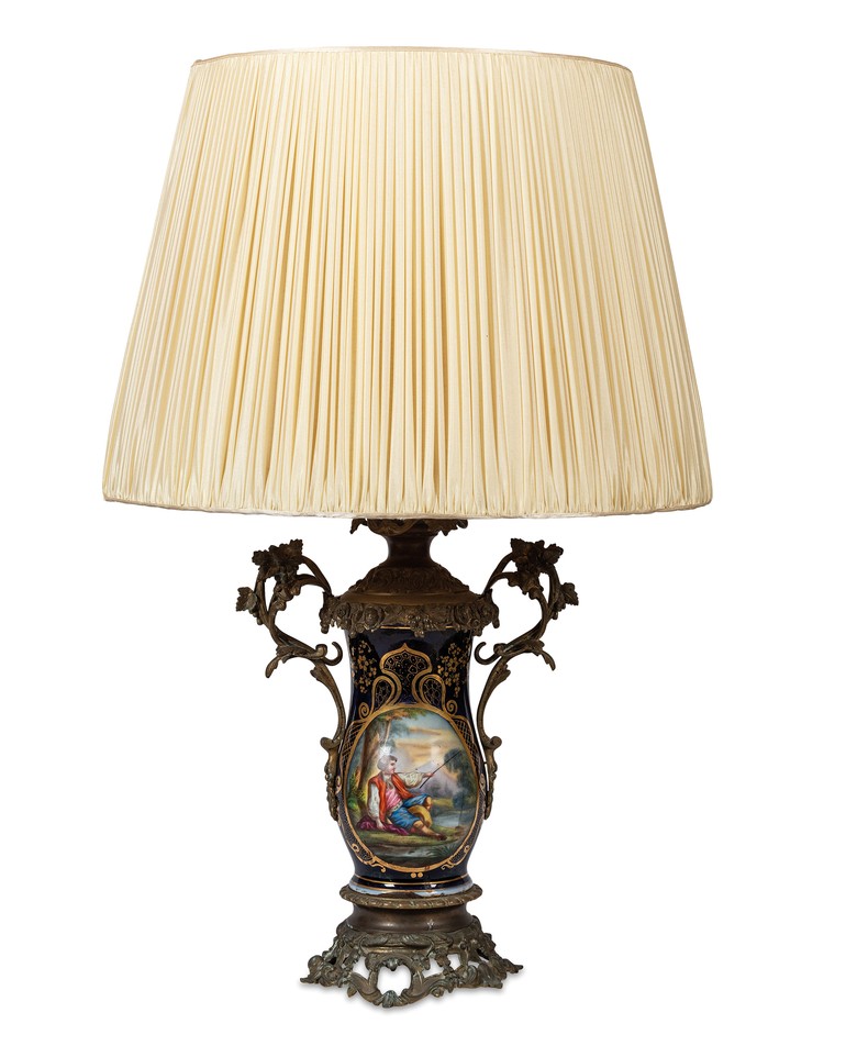coppia di lumi  in porcellana Sevres Luigi Filippo-photo-3