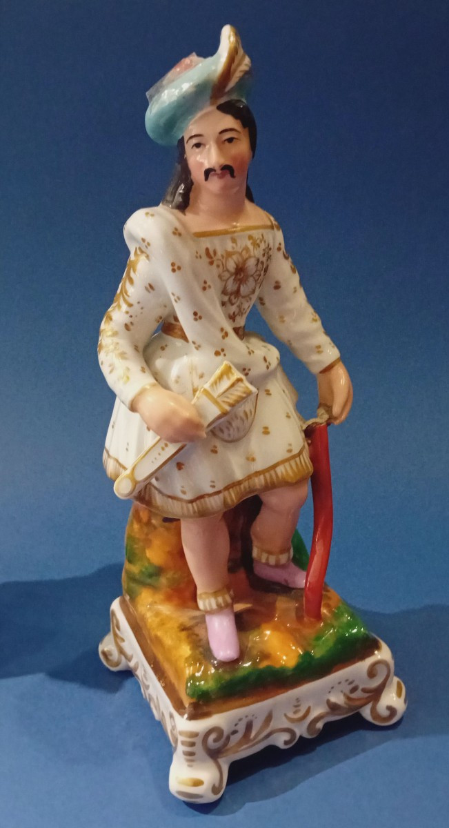 antica coppia di flacons porta profumo in porcellana,Parigi 19th secolo-photo-4