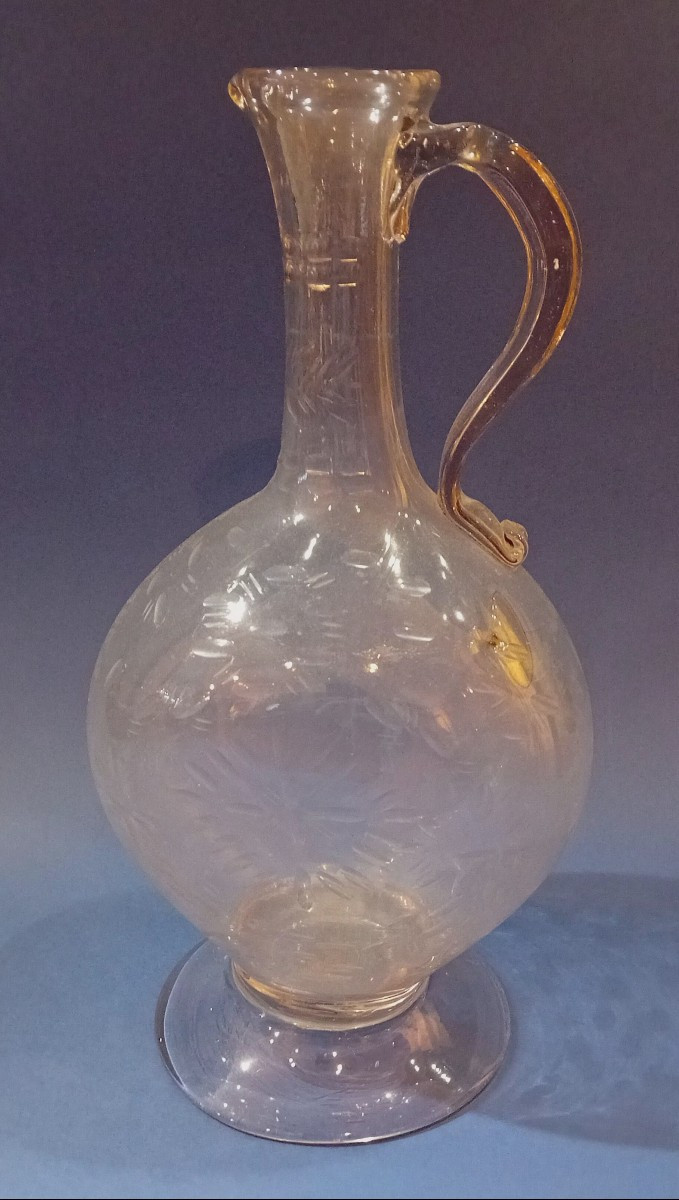 versatoio in cristallo molato, XVIII secolo