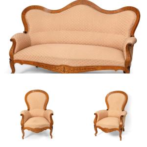 antico salotto Carlo X°,manifattura italiana 