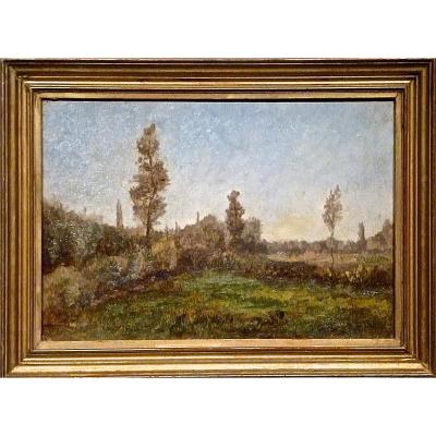 Landscape - Ecole Lyonnaise Late Twentieth - Unsigned