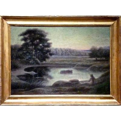 The Bather Mitifiot Of Fernand Belair (i849-1928)